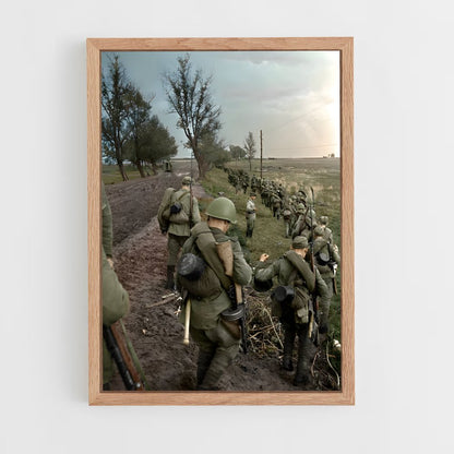 ap-red army-1 cadre Bois clair