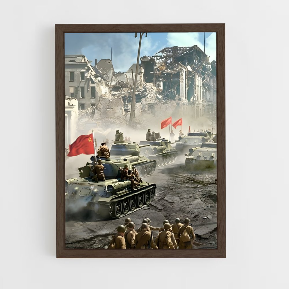 ap-red army-2 cadre Bois foncé