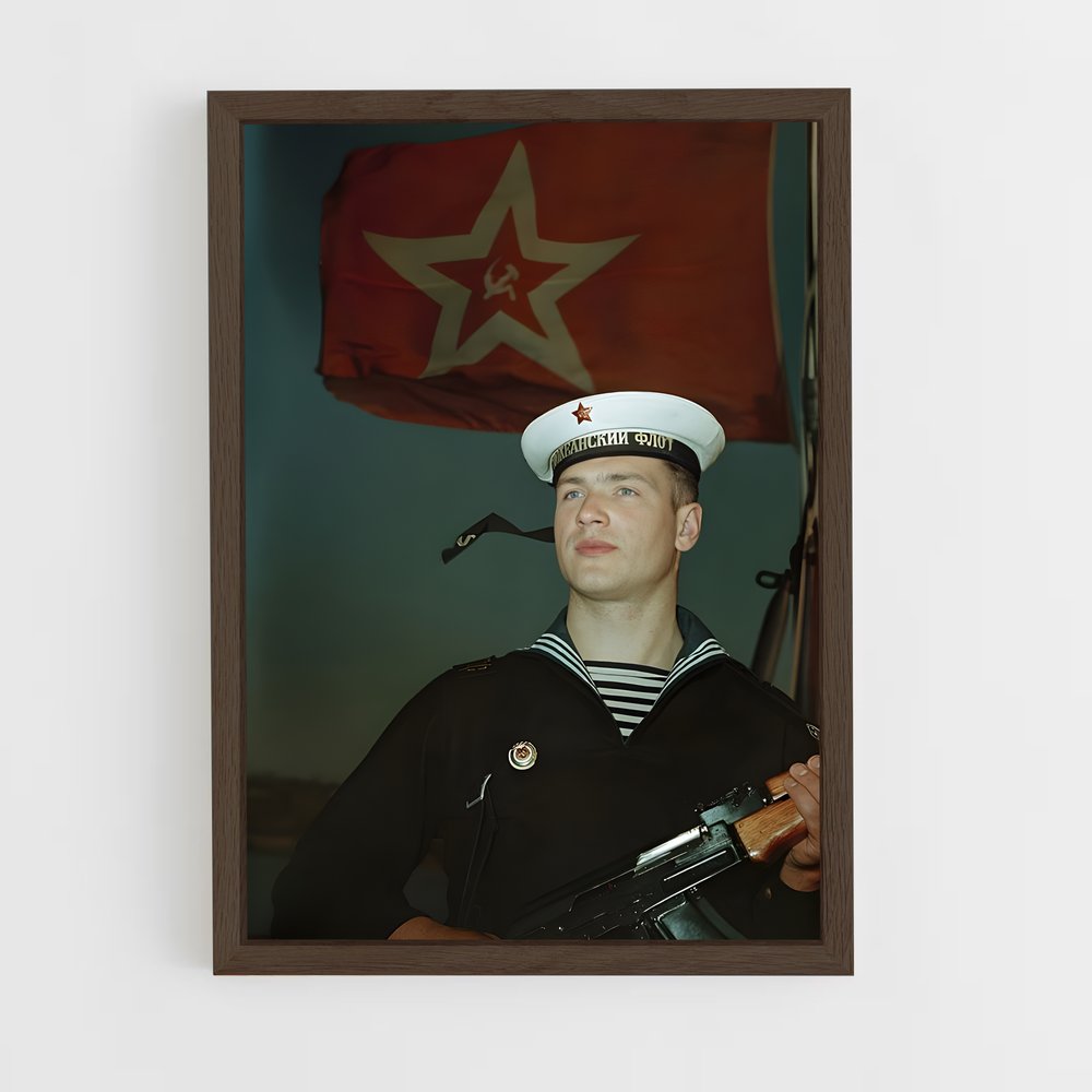 ap-red army-3 cadre Bois foncé