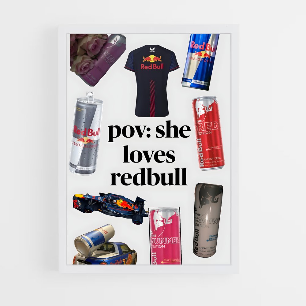 ap-red bull-7 cadre Blanc
