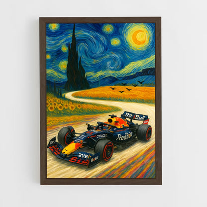 ap-red bull rb19-5 cadre Bois foncé