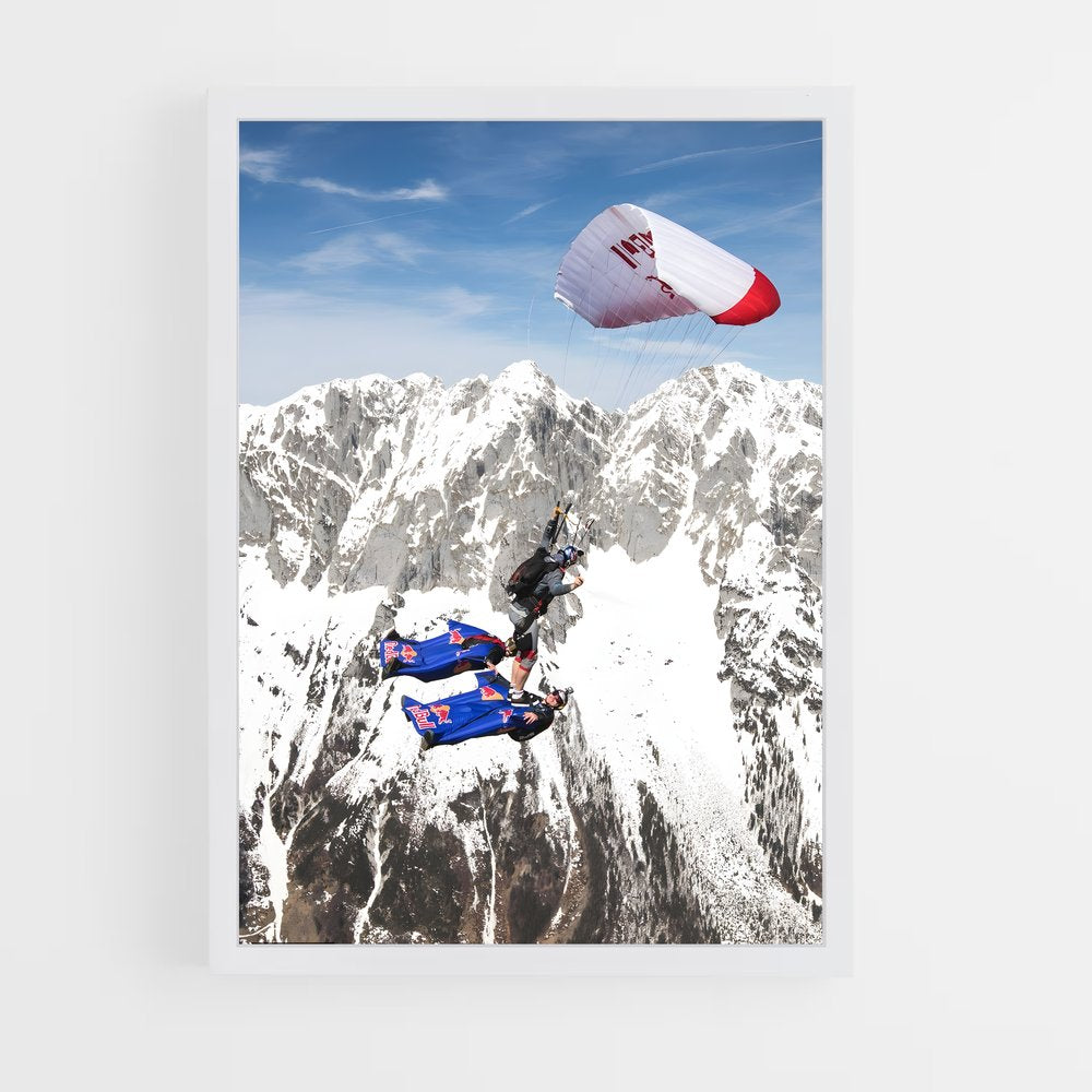 ap-red bull skydive team-1 cadre Blanc