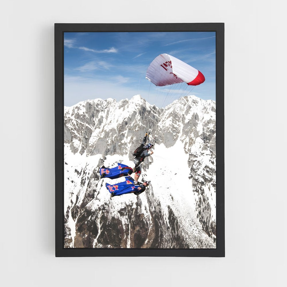 ap-red bull skydive team-1 cadre Noir