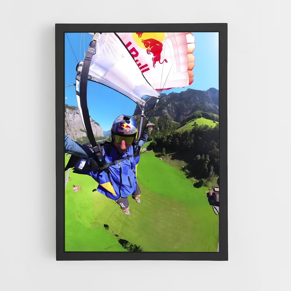 ap-red bull skydive team-3 cadre Noir