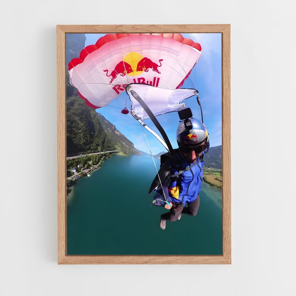 ap-red bull skydive team-4 cadre Bois clair