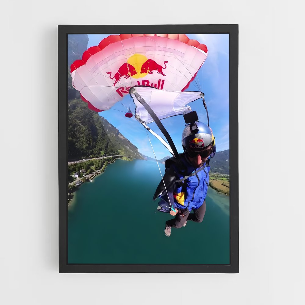 ap-red bull skydive team-4 cadre Noir