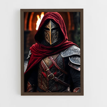ap-red cloak-2 cadre Bois foncé