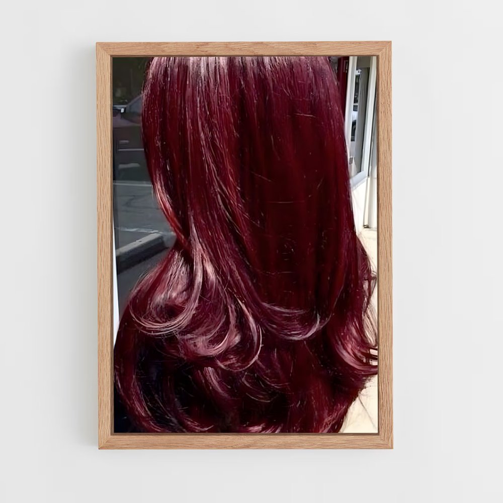 ap-red hair-1 cadre Bois clair