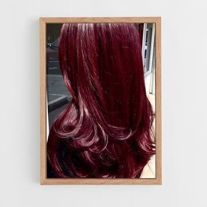 ap-red hair-1 cadre Bois clair