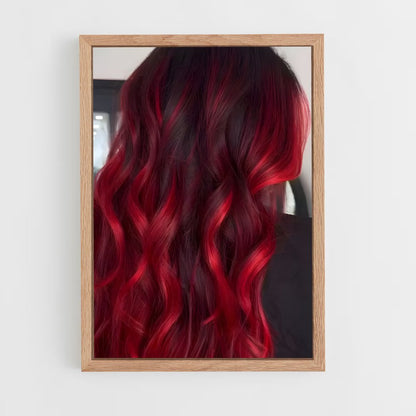ap-red hair-3 cadre Bois clair