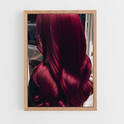 ap-red hair-4 cadre Bois clair