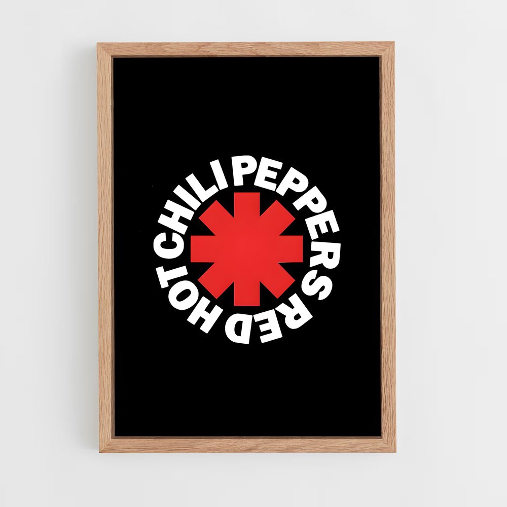 ap-red hot chili peppers-1 cadre Bois clair