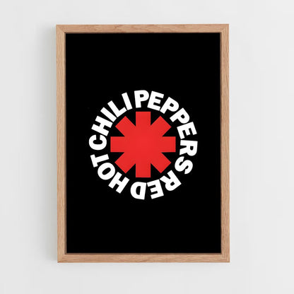 ap-red hot chili peppers-1 cadre Bois clair