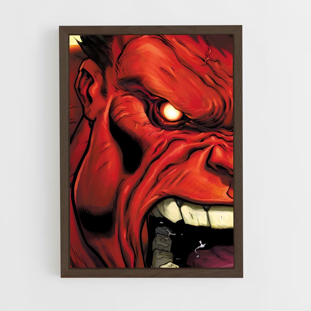 ap-red hulk-10 cadre Bois foncé
