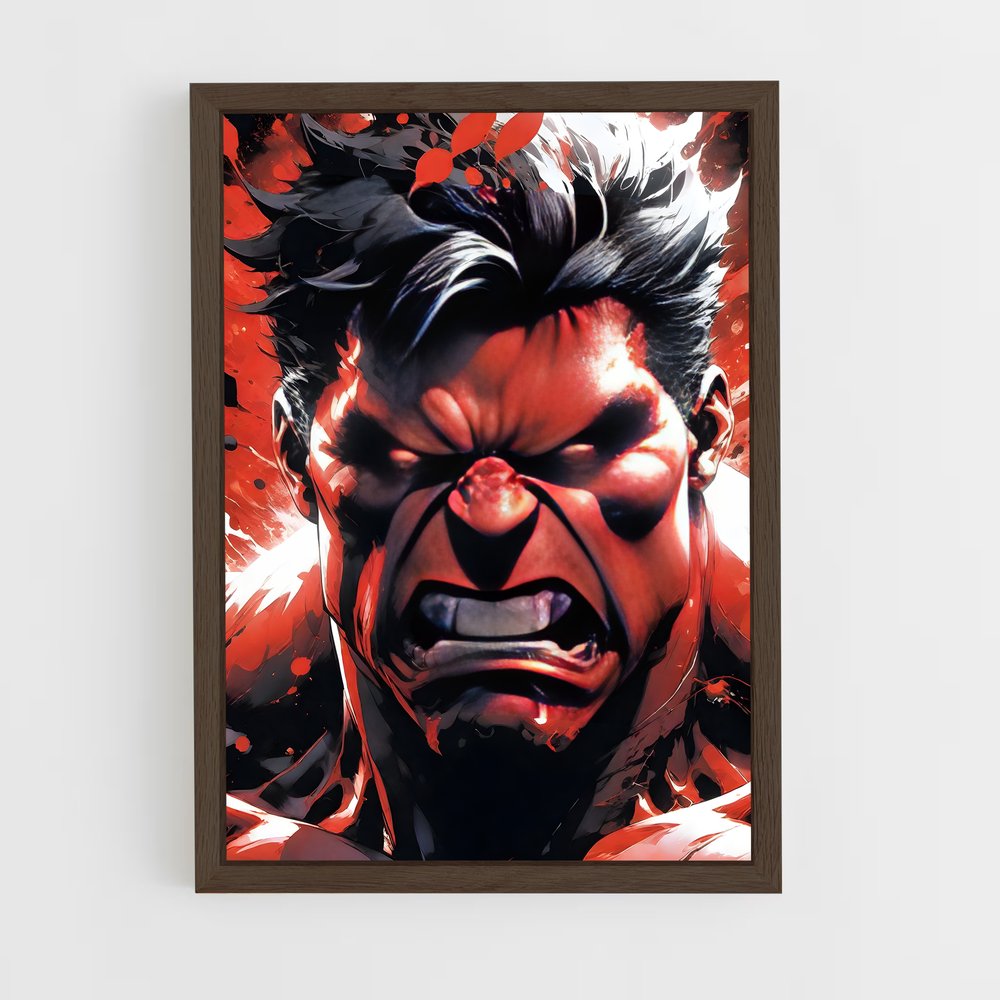 ap-red hulk-11 cadre Bois foncé