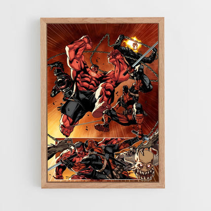 ap-red hulk-12 cadre Bois clair