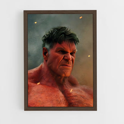 ap-red hulk-13 cadre Bois foncé