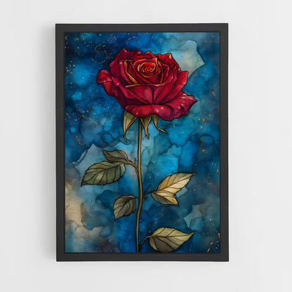ap-red rose-2 cadre Noir