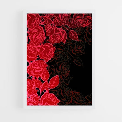 ap-red rose-3 cadre Blanc