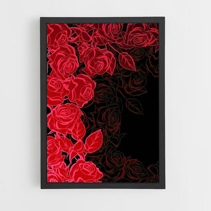 ap-red rose-3 cadre Noir