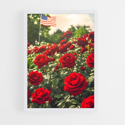 ap-red rose-7 cadre Blanc