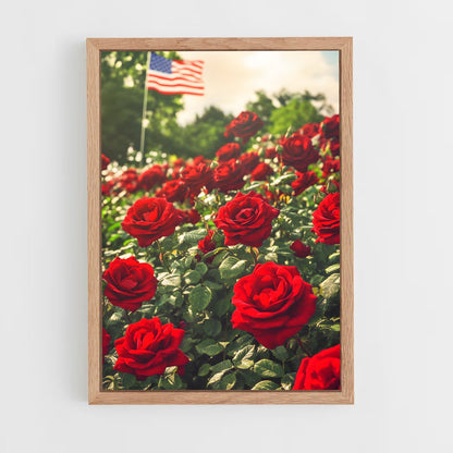 ap-red rose-7 cadre Bois clair