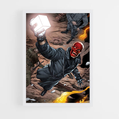 ap-red skull-1 cadre Blanc