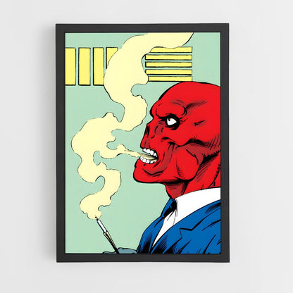 ap-red skull-10 cadre Noir