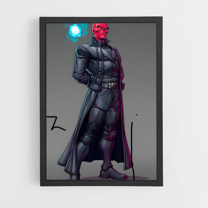ap-red skull-13 cadre Noir