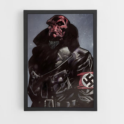 ap-red skull-2 cadre Noir