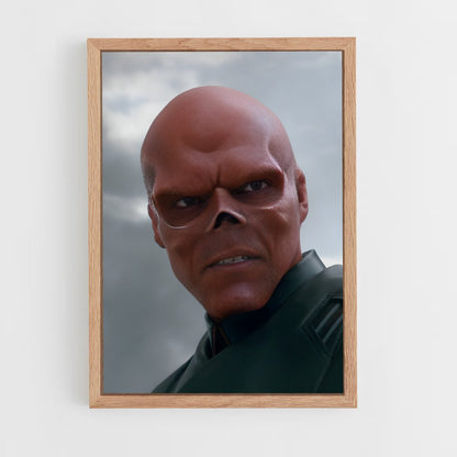 ap-red skull-8 cadre Bois clair