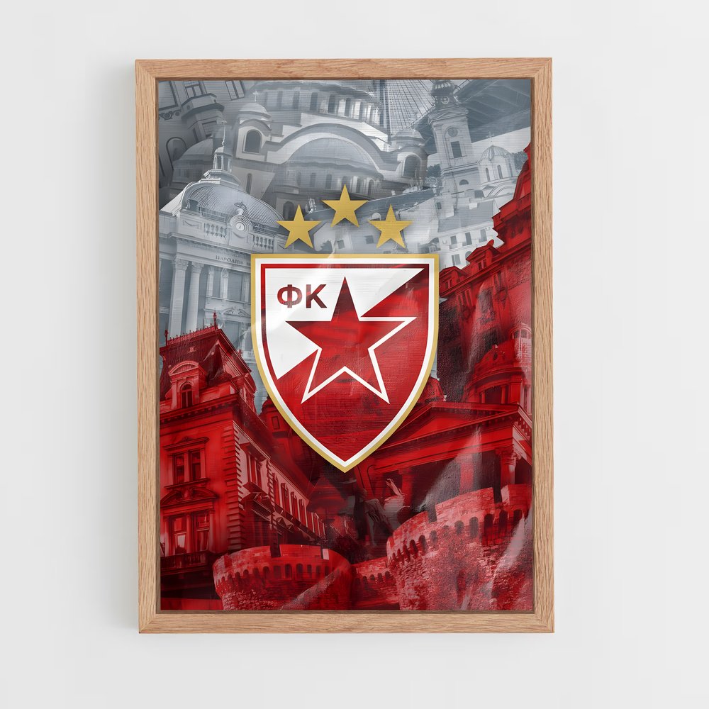 ap-red star belgrade-2 cadre Bois clair