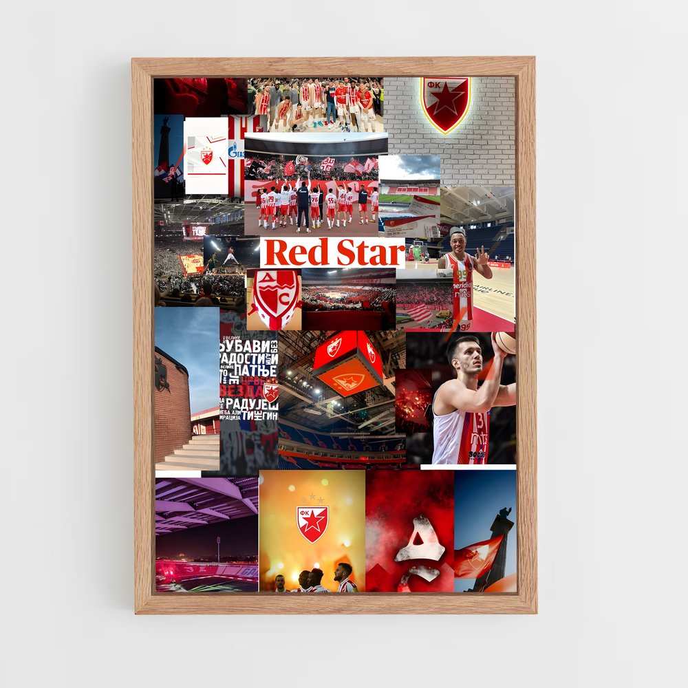 ap-red star belgrade-8 cadre Bois clair