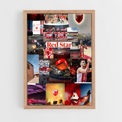 ap-red star belgrade-8 cadre Bois clair