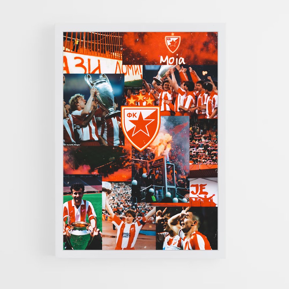 ap-red star belgrade basketball-1 cadre Blanc