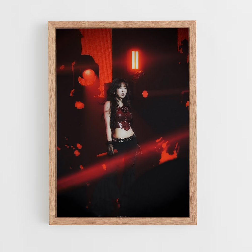 ap-red velvet-1 cadre Bois clair