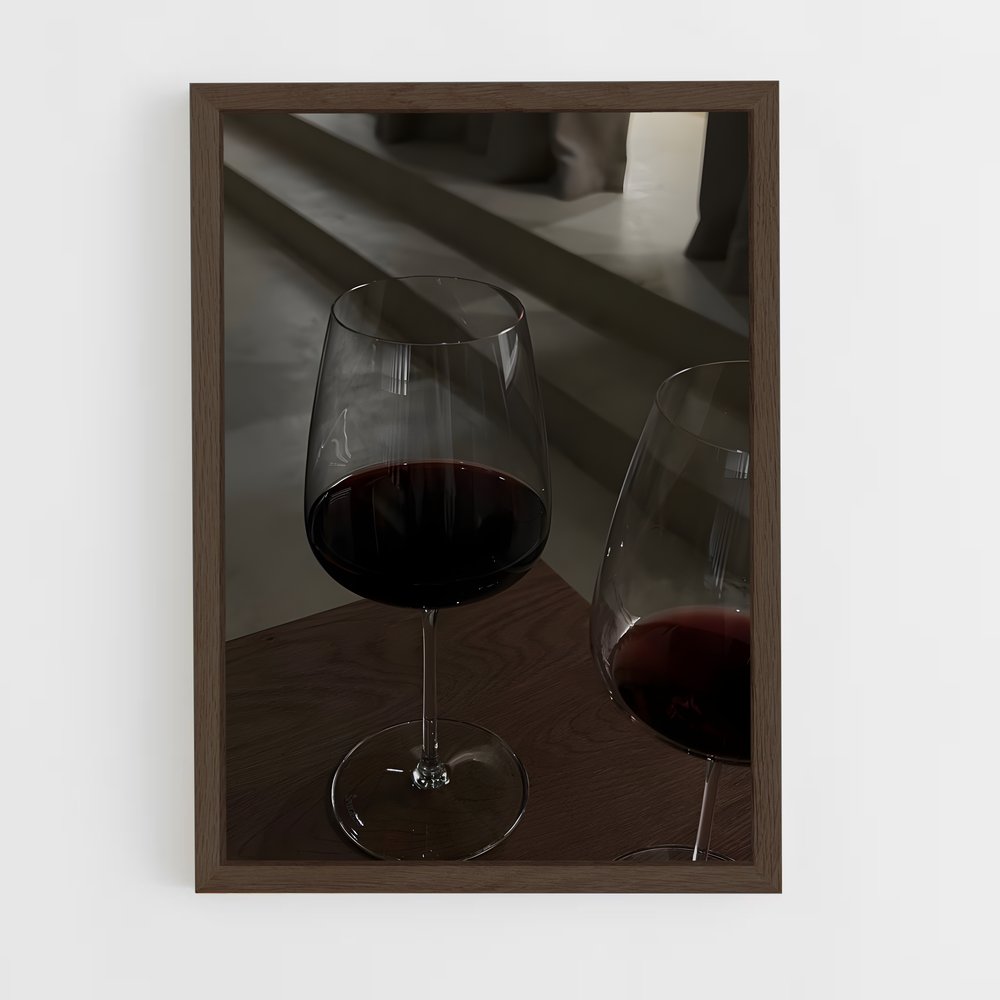 ap-red wine-10 cadre Bois foncé