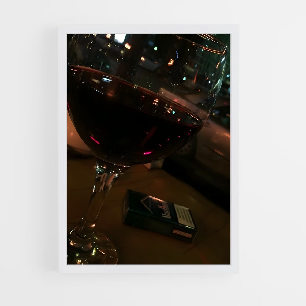 ap-red wine-13 cadre Blanc