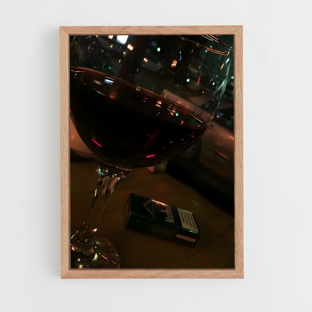 ap-red wine-13 cadre Bois clair