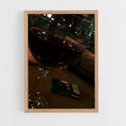 ap-red wine-13 cadre Bois clair