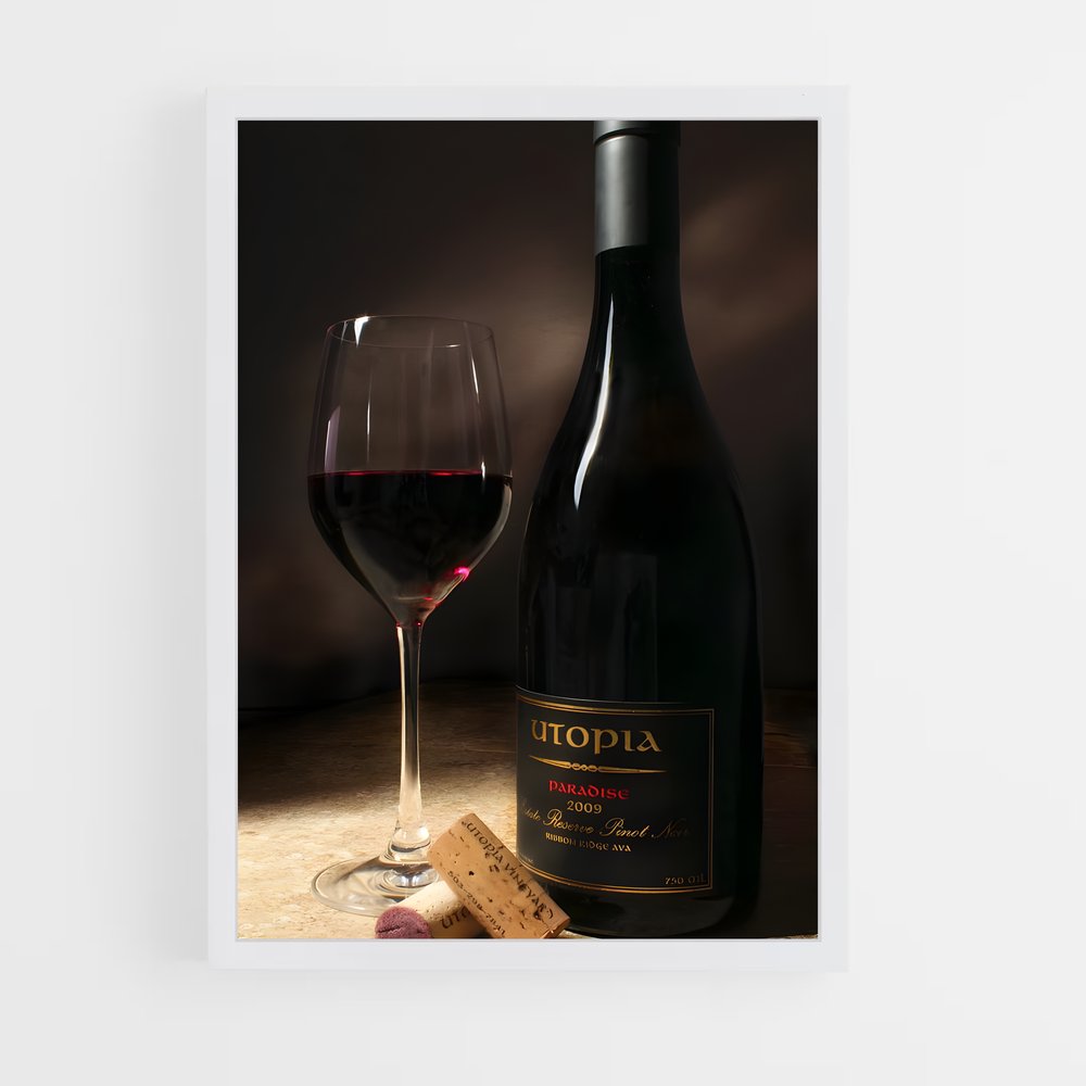 ap-red wine-14 cadre Blanc