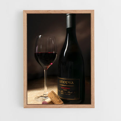 ap-red wine-14 cadre Bois clair