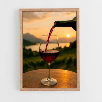 ap-red wine-2 cadre Bois clair