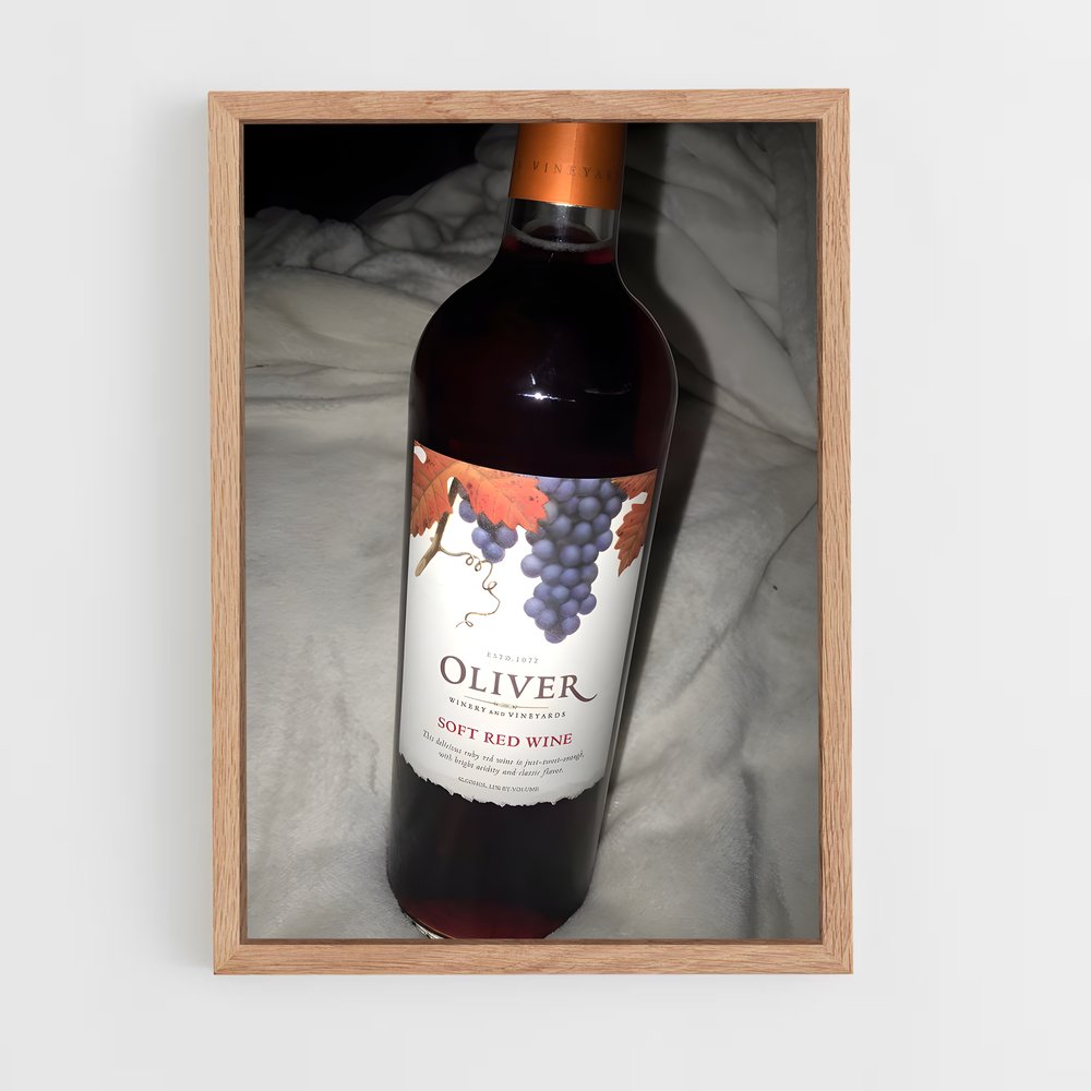 ap-red wine-3 cadre Bois clair