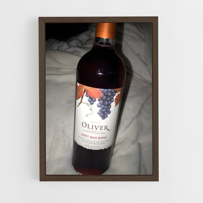 ap-red wine-3 cadre Bois foncé