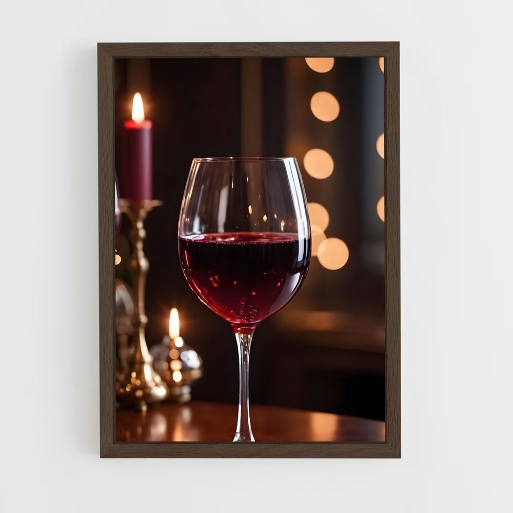 ap-red wine-4 cadre Bois foncé