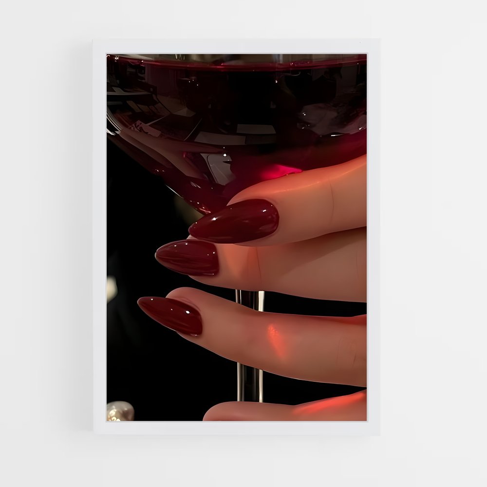 ap-red wine-5 cadre Blanc