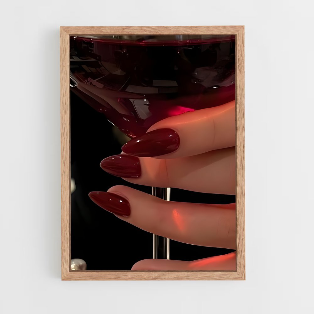 ap-red wine-5 cadre Bois clair