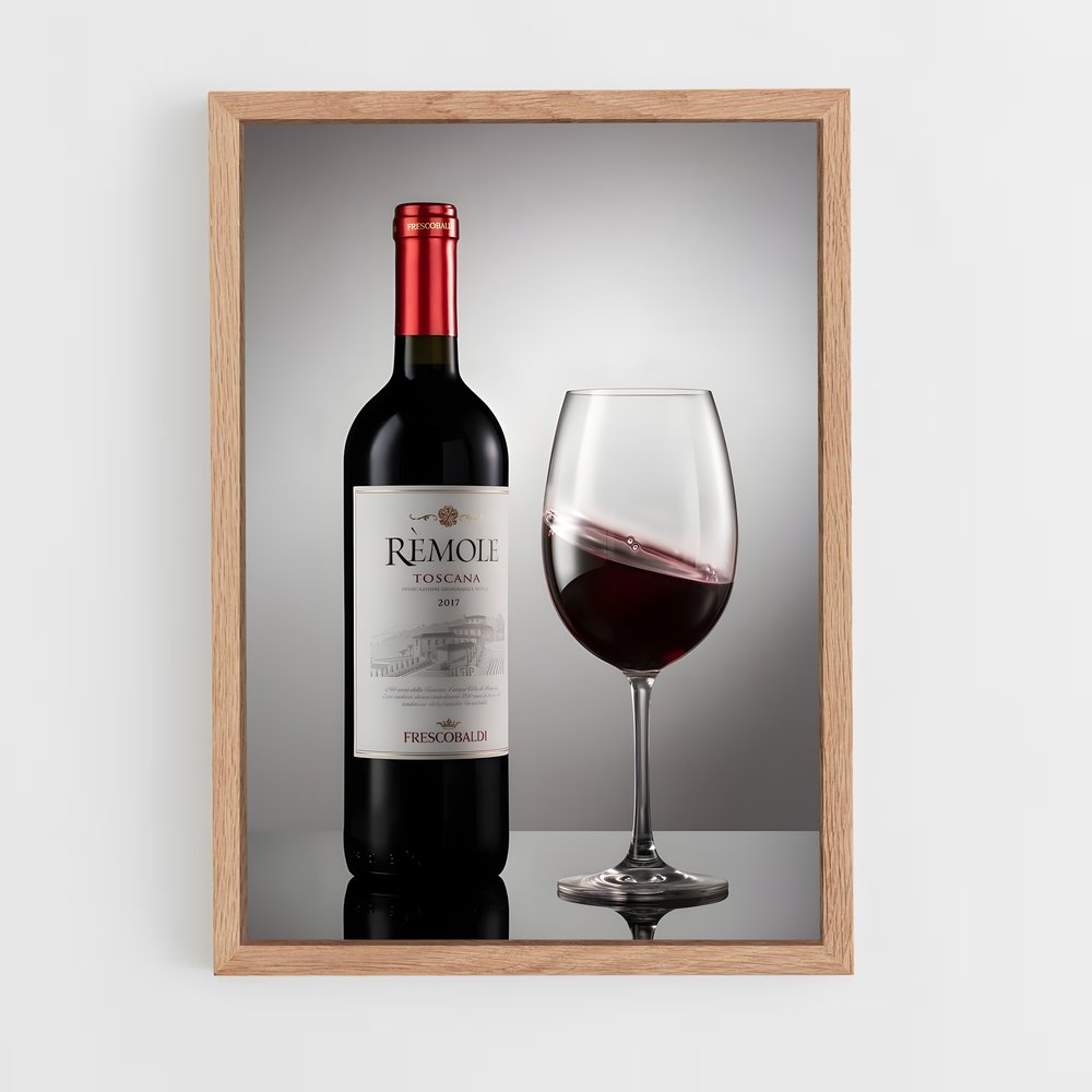 ap-red wine-9 cadre Bois clair