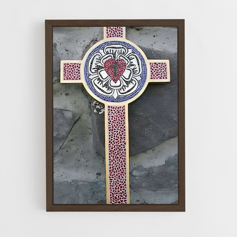 ap-reformation cross-1 cadre Bois foncé